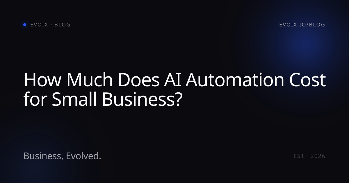 How Much Does AI Automation Cost for Small Business?